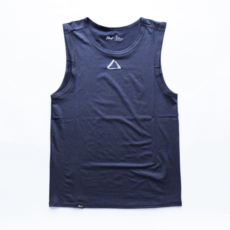 Race Sleeveless Shirt #2 Heather Navy