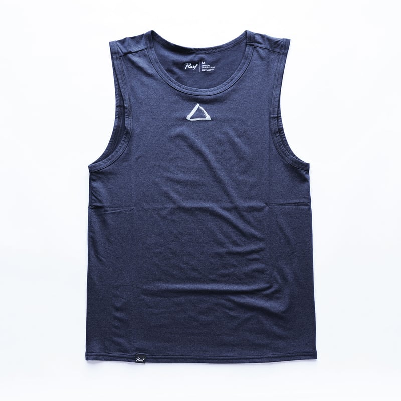 Race Sleeveless Shirt #2 Heather Navy | Ruy