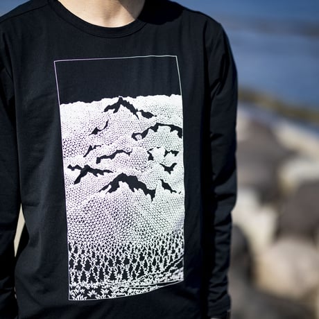 Graphic Long Sleeve Shirt #1 Black