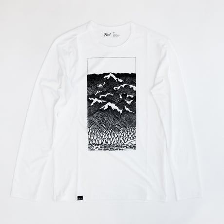 Graphic Long Sleeve Shirt #1 White