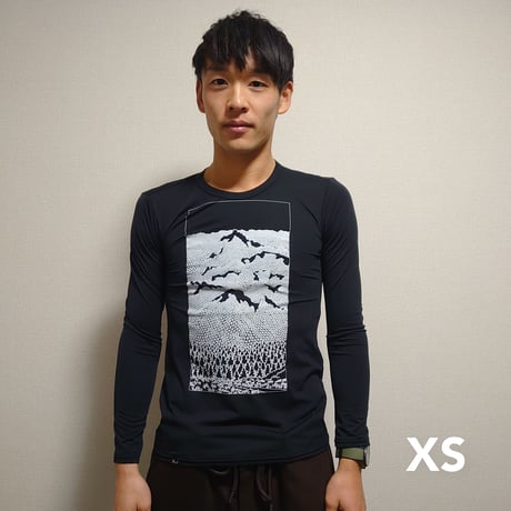 Graphic Long Sleeve Shirt #1 Black