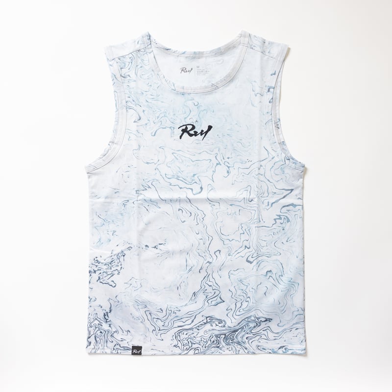 Race Sleeveless Shirt #3 Suminagashi | Ruy
