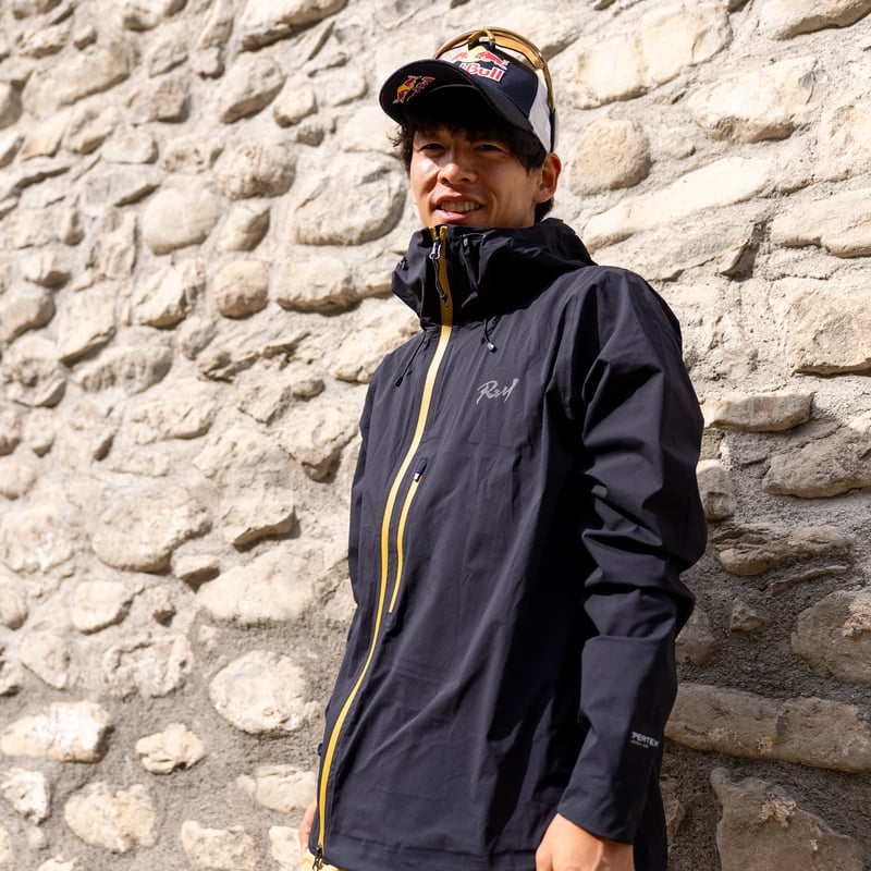 PERTEX® SHIELD AIR Hawk Jacket Black×Inaho Gold