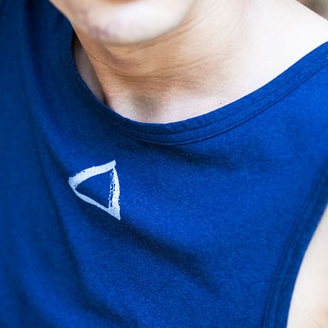 Race Sleeveless Shirt #2 Heather Navy