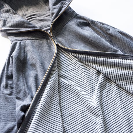Race Fullzip Hoodie #1 Heather Grey/Inaho Gold