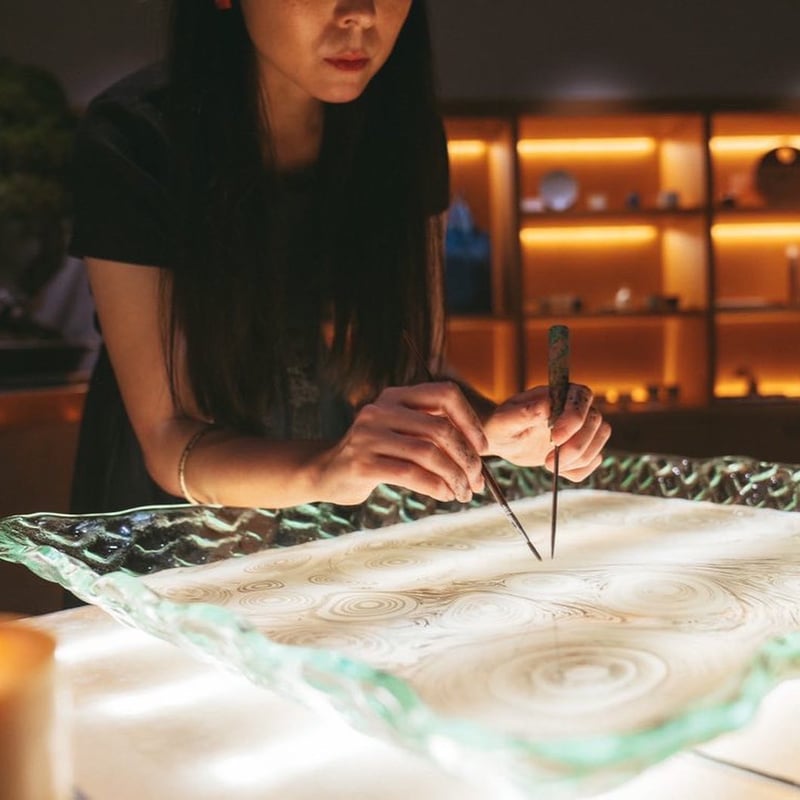 Race Sleeveless Shirt #3 Suminagashi | Ruy