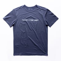 "THE SKY IS THE LIMIT" T Shirt #1 Heather Navy