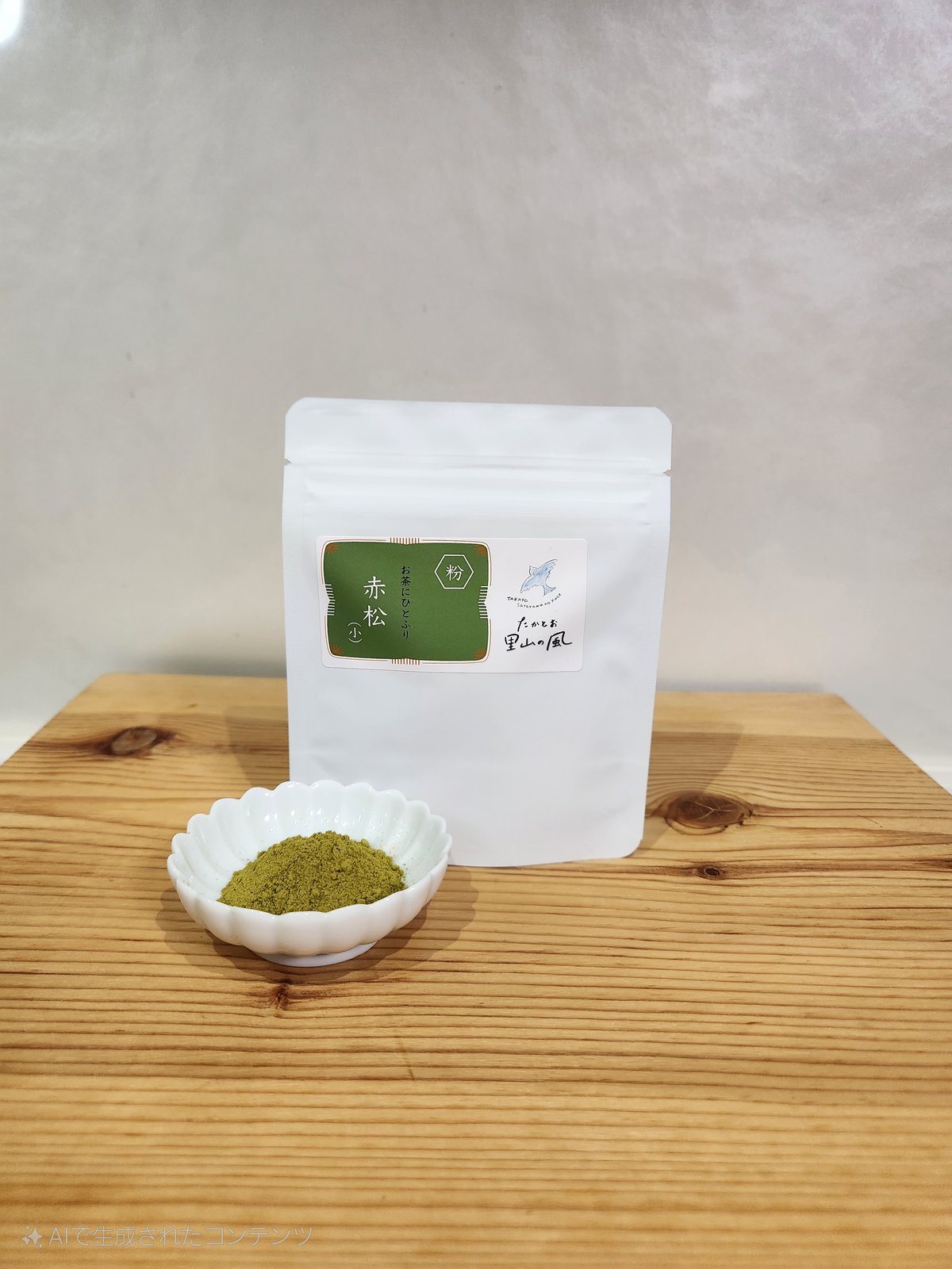 粉】 赤松葉の粉 30g ＊微粉末＊ (送料別) ＠火曜日発送 | 高遠里山の風