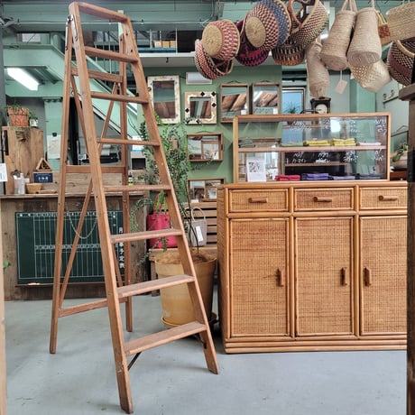 昭和レトロ脚立(大型配送料込み値下げご遠慮下さい) Amazon | SRB-NS90 高儀 × アルインコ 限定色 ブラック はしご