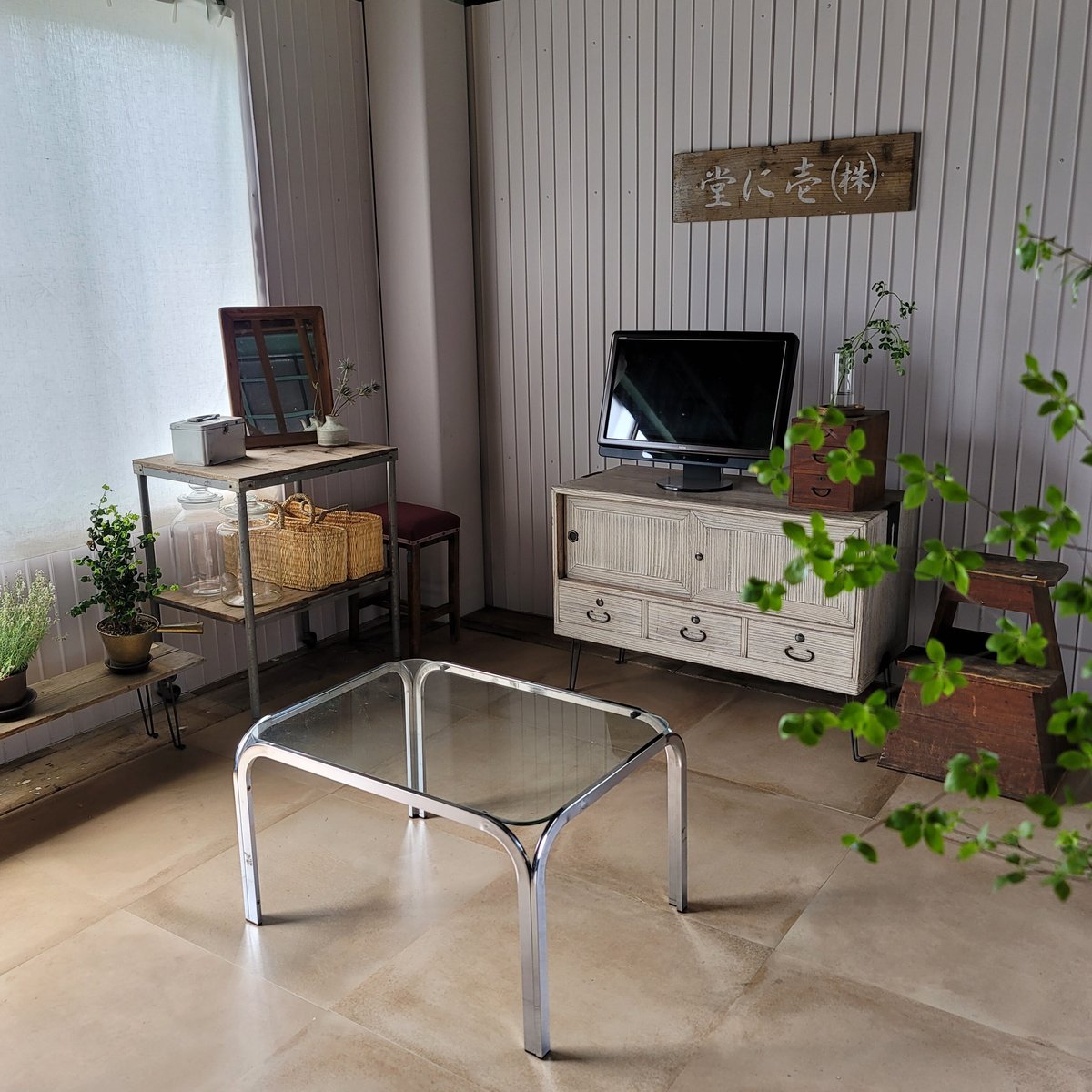 メディカルワゴン*古材 | 古家具/雑貨ノ壱に堂