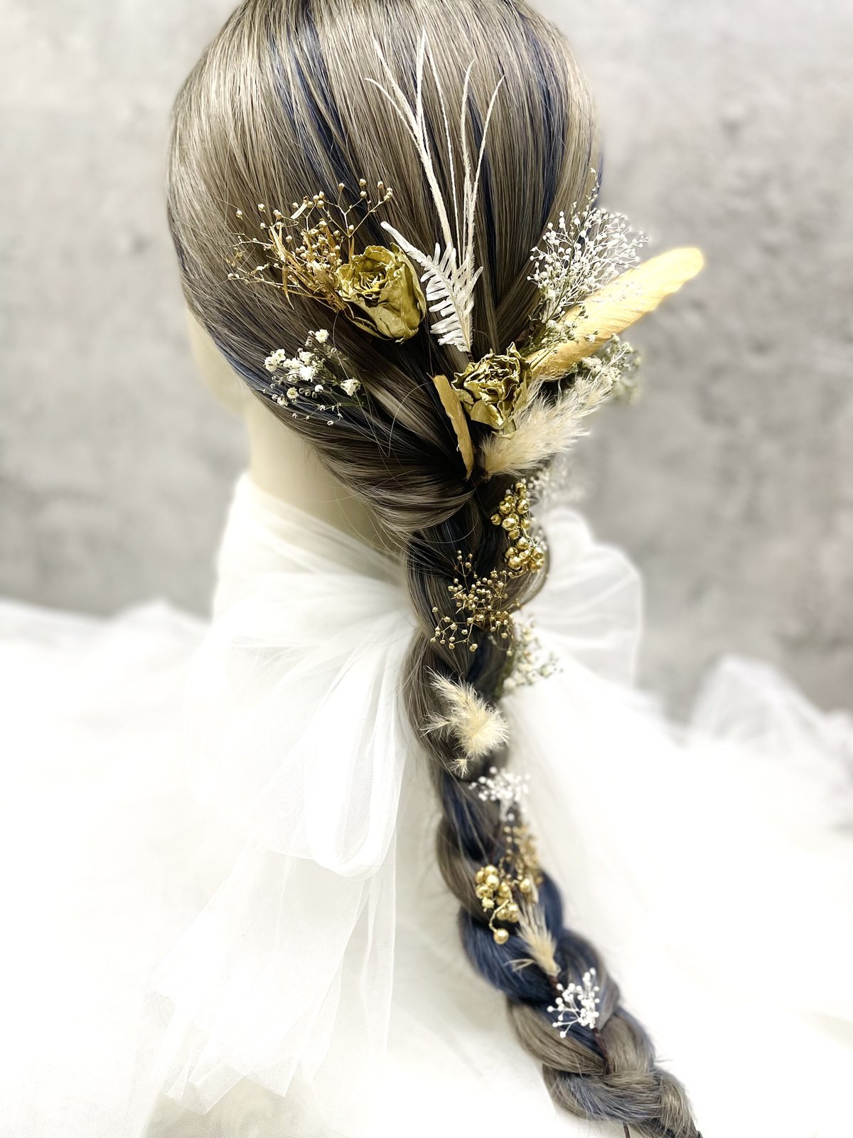 ラプンツェル髪飾り ゴールド♡ベージュ 2b5d3ddc59acb8c6fae40f279d1c94