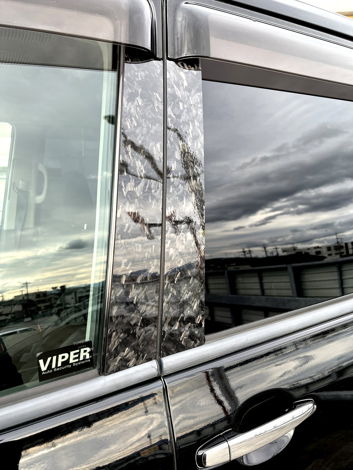 オデッセイ RC系【リアルフォージドカーボン】ピラーガーニッシュ