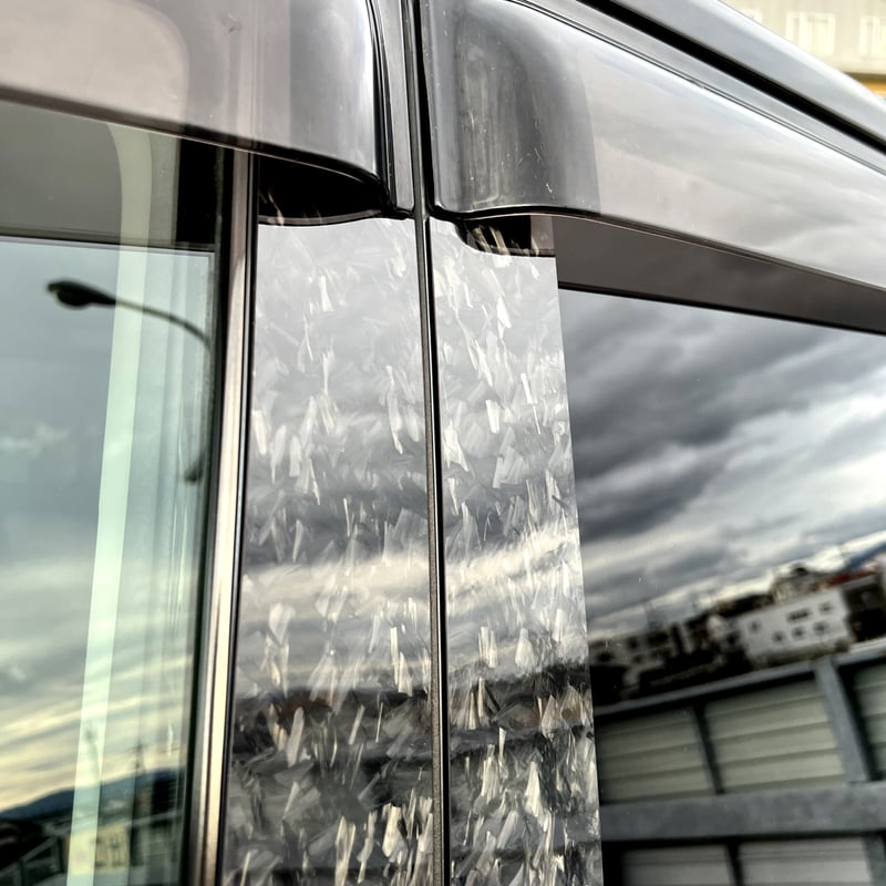 E12 ノート【リアルフォージドカーボン】ピラーガーニッシュ | GKcraft