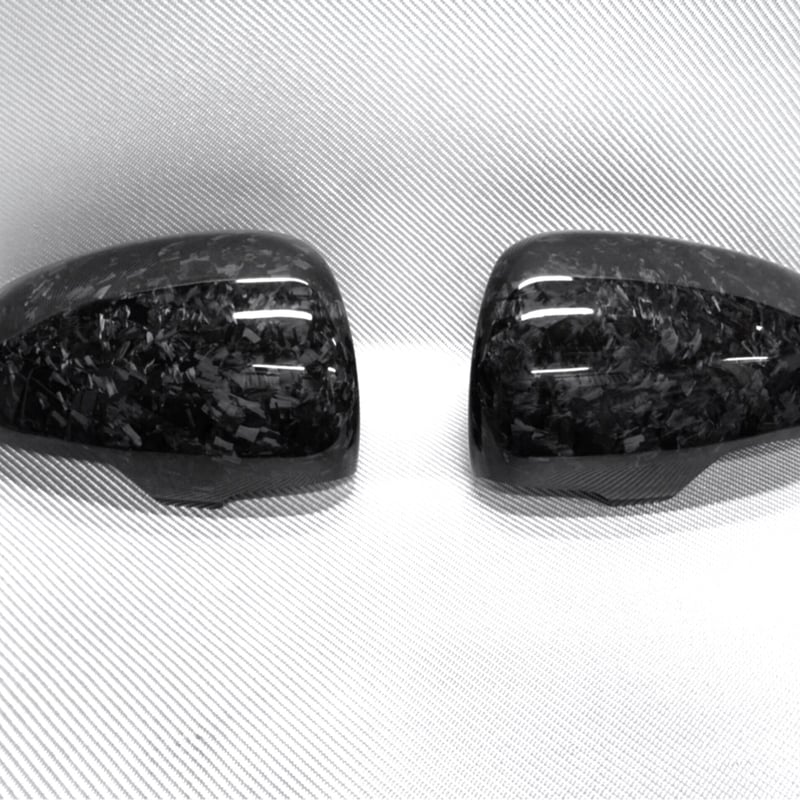 60系・80系 ハリアー【リアルカーボン／綾織りブラック】ドアミラー