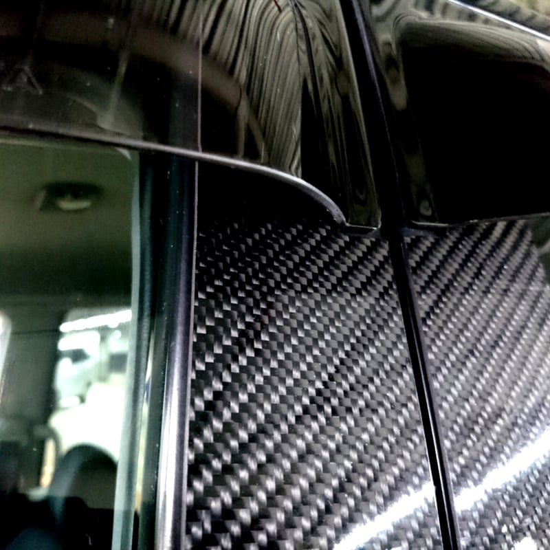 オデッセイ RC系【リアルカーボン／綾織りブラック】ピラー