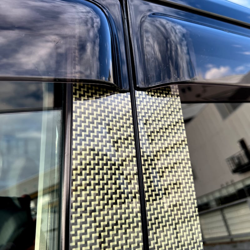 L375S タント【リアルカーボン／ハニカム織り】ピラーガーニッシュ