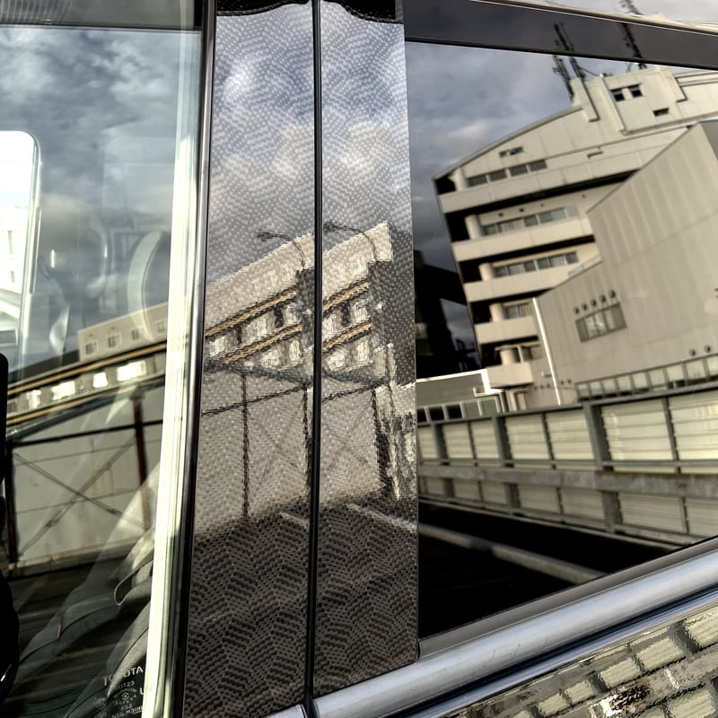 80系 ノア＆ヴォクシー【リアルカーボン／スクエア織り】ピラー  