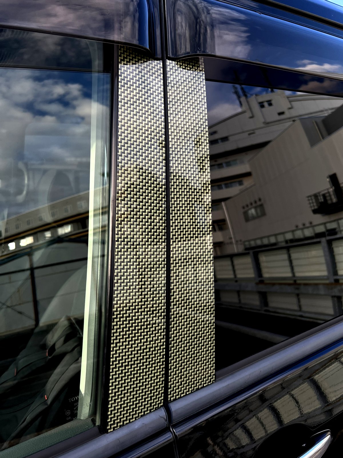 E12 ノート【リアルカーボンケブラー】ピラーガーニッシュ | GKcraft