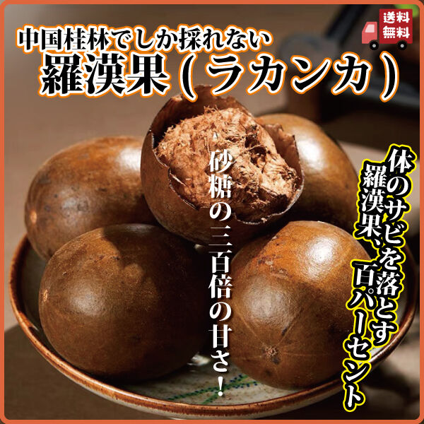 羅漢果 ラカンカ 大玉10玉 羅漢果茶 砂糖の300倍の甘さの天然甘味料
