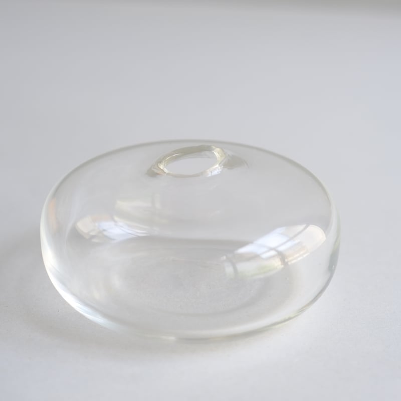 吹きガラス ミニ花入 一輪挿し カトラリーレスト 硝子 硝子細工 吹き