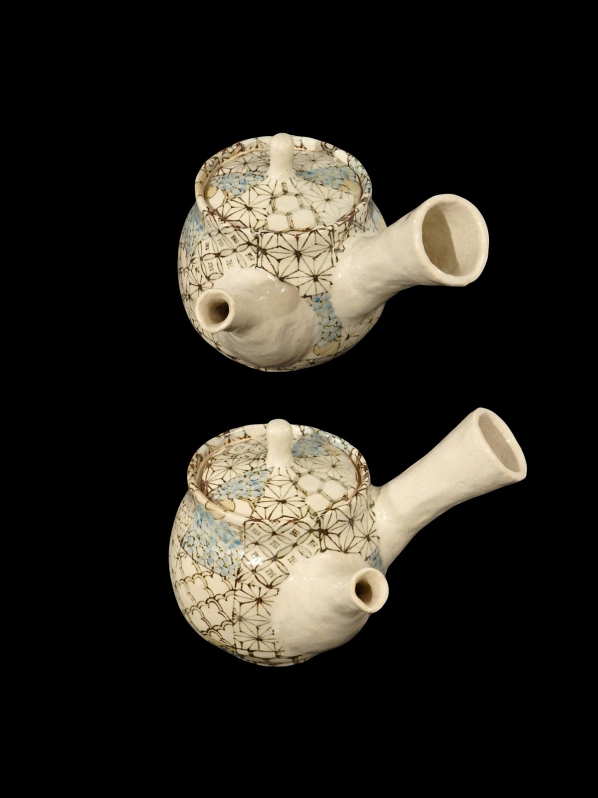 ☆川合敦子青あじさい茶器セット | 陶磁器たきぐち