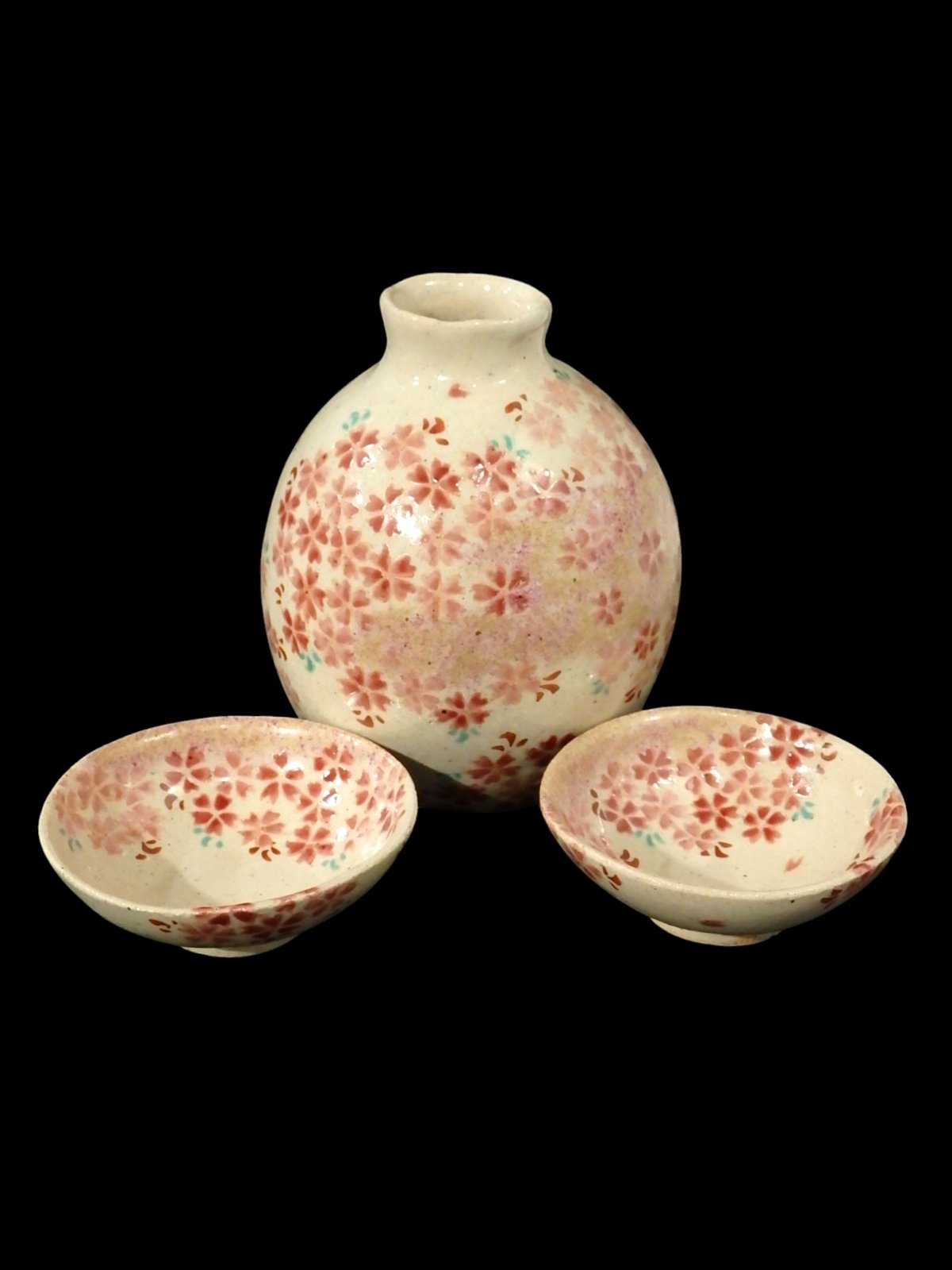 ☆滝口光石霞桜酒器セット | 陶磁器たきぐち