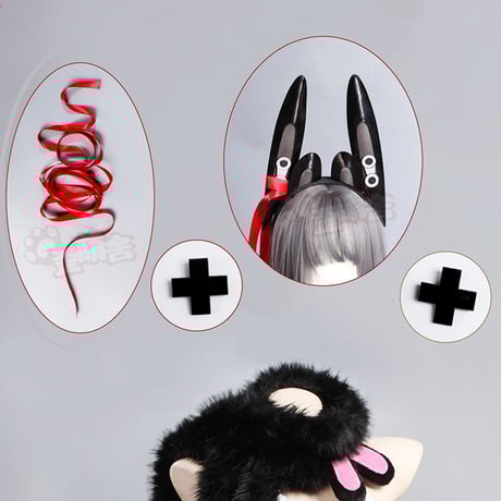 アズールレーン フォーミダブル ロックン・アンコール うさ耳ビキニコスプレセット【歪萌舍】NO.399
