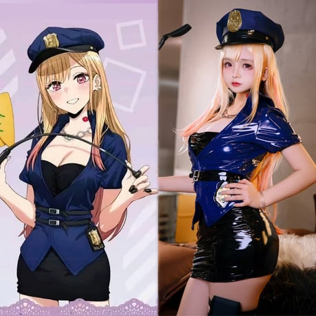 喜多川海夢 ポリスガールコスプレ エナメル 着せ恋【歪萌舍】 NO.202