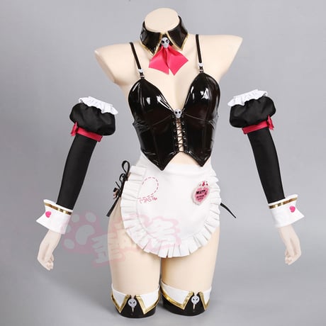 勝利の女神:NIKKE ニケ マストロマンチックメイドコスプレ エナメルメイド【歪萌舍】NO.403