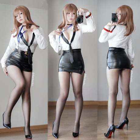 勝利の女神二ケ エマ秘書スーツコスプレ6点セット NIKKE秘書風コスプレ【里世界】NO.211