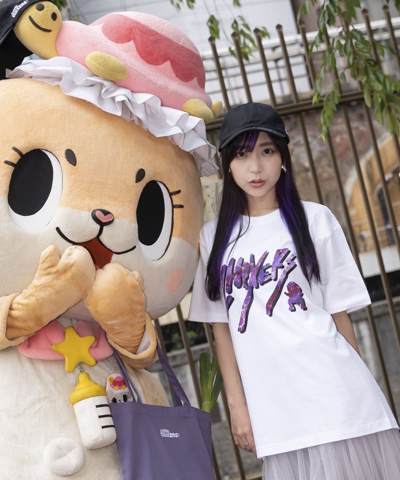 MOAコラボデザインT‐shirt(B):WHITE | CHIXERS