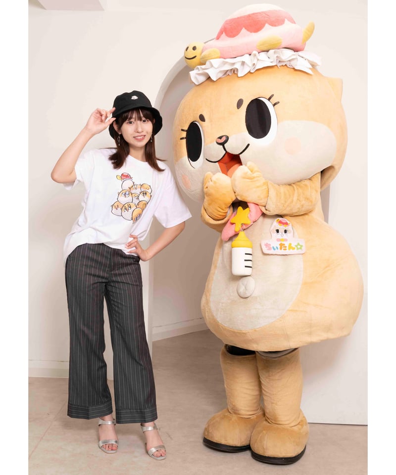 ちぃたん☆フェイス刺繍バケットハット | CHIXERS