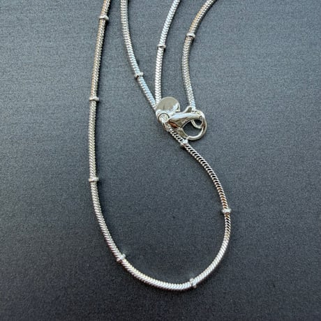 snake chain dot necklace(ネックレス)