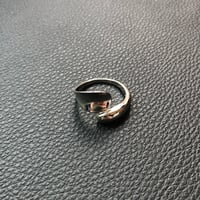 WAVE natural ring 925