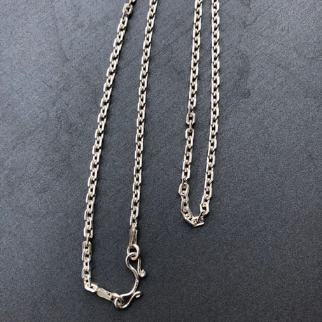 charm design necklace hexagonal-chain