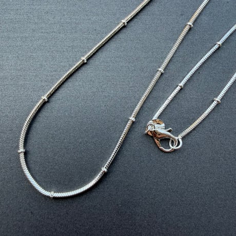 snake chain dot necklace(ネックレス)