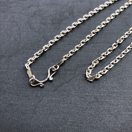 charm design necklace hexagonal-chain