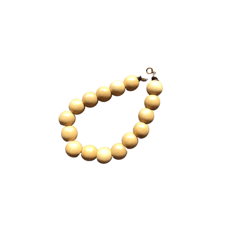 wood beads bracelet ブレスレット