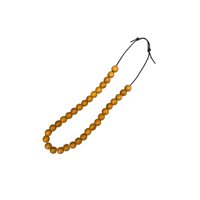 wood beads lime neck (long)