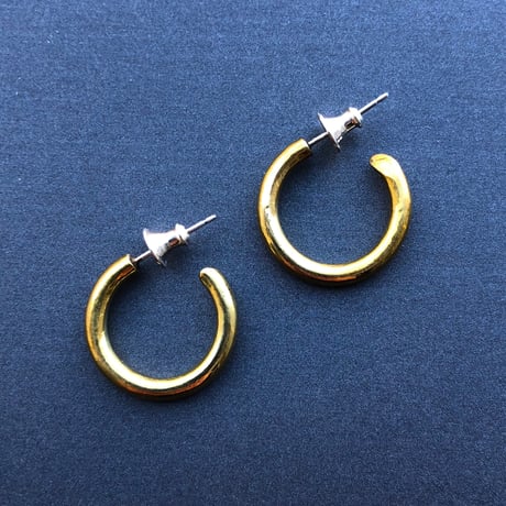 classical carrier ring 925 gold (両耳)