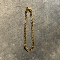 GOLD Figaro narrow bless (ブレスレット)