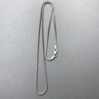 snake chain necklace L type