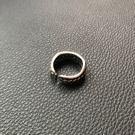 center twist silver925 ring