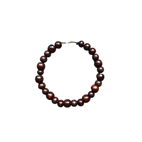 wood beads necklace