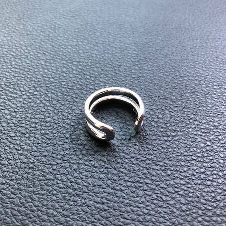Narrow twin classic ring 925