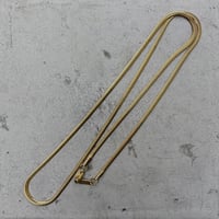 K18 gold narrow necklace(ネックレス)