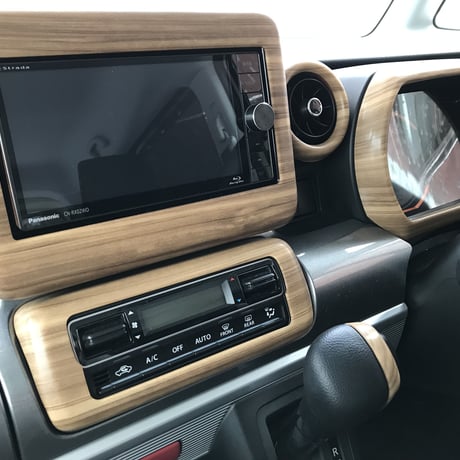 スペーシア（MK53S ）インテリアパネル３点セット（７インチモニター用）