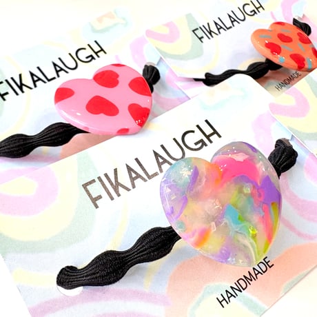 BIG HEART HAIR TIE