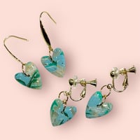 TURQUOISE LIKE×HEART YURAYURAピアス/イヤリング