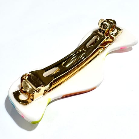 RETRO mat HAIR BARRETTE